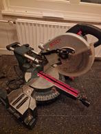 Bosch afkortzaag met onderstel, Doe-het-zelf en Verbouw, Ophalen, Gebruikt, 70 mm of meer, Afkortzaag