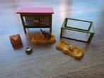 Schleich konijntjes met hok en toebehoren, Kinderen en Baby's, Speelgoed | Overig, Ophalen of Verzenden, Zo goed als nieuw, Jongen of Meisje