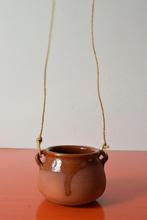 Retro vintage jaren 70 hang bloempot / plantenhanger, Ophalen of Verzenden