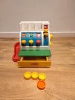 Kassa Fisher Price met 4 munten, Kinderen en Baby's, Speelgoed | Fisher-Price, Ophalen, Zo goed als nieuw