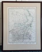 Kaart van Limburg uit atlas Royaume des Pays-Bas 63 x 78,5, Antiek en Kunst, Kunst | Litho's en Zeefdrukken, Ophalen