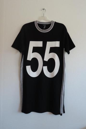 T-Shirt Zwart Wit 55 Bonprix mt 40-42 *Nieuw* (3663) beschikbaar voor biedingen