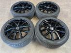 17 inch Monaco velgen + zomerbanden Volvo V40 205 50 17, Gebruikt, Banden en Velgen, Overige maten, Personenwagen