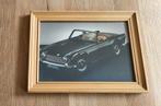 Oude ansichtkaart Triumph TR4 ingelijst, Ophalen of Verzenden, 1960 tot 1980, Ongelopen, Voertuig