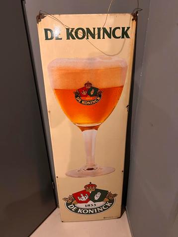 De Koninck Emaille Reclamebord Antiek Vintage Bar beschikbaar voor biedingen