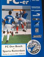 FC Den Bosch - Sparta 2003/2004, Verzamelen, Ophalen of Verzenden, Zo goed als nieuw, Overige binnenlandse clubs, Boek of Tijdschrift