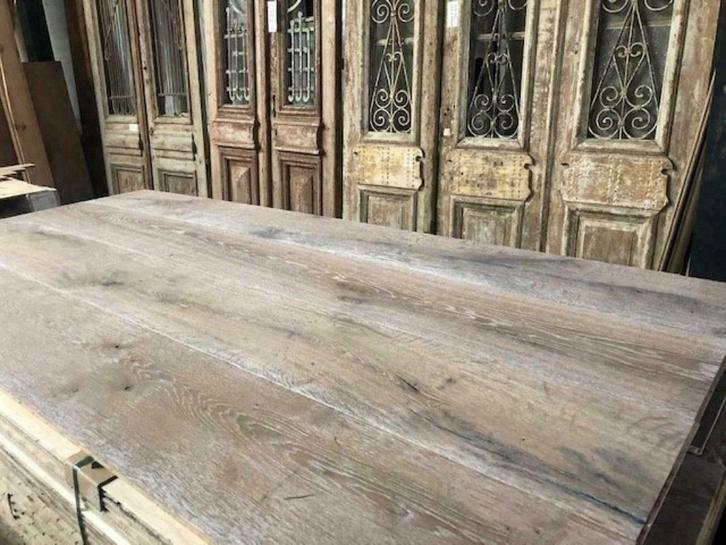 ANTIEK VEROUDERD EIKEN VLOER, KANT EN KLAAR GEOLIED, 190MM, Huis en Inrichting, Stoffering | Vloerbedekking, Nieuw, Parket, Ophalen of Verzenden