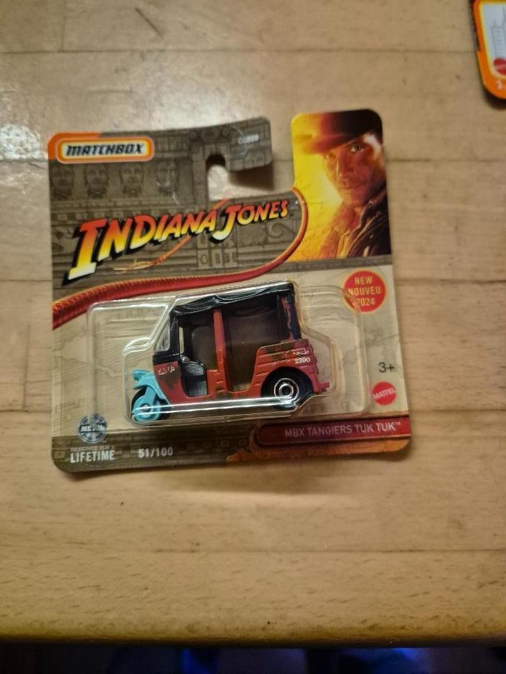 matchbox Indiana jones  mbx tangiers tuc tuc, Hobby en Vrije tijd, Modelauto's | Overige schalen, Zo goed als nieuw, Auto, Ophalen of Verzenden