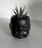 Bloempot kinderhoofd, Steen, Gebruikt, Ophalen of Verzenden, Minder dan 40 cm