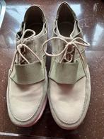 Poelman Suède Sneakers - Maat 42, Ophalen of Verzenden, Zo goed als nieuw, Groen, Sneakers of Gympen