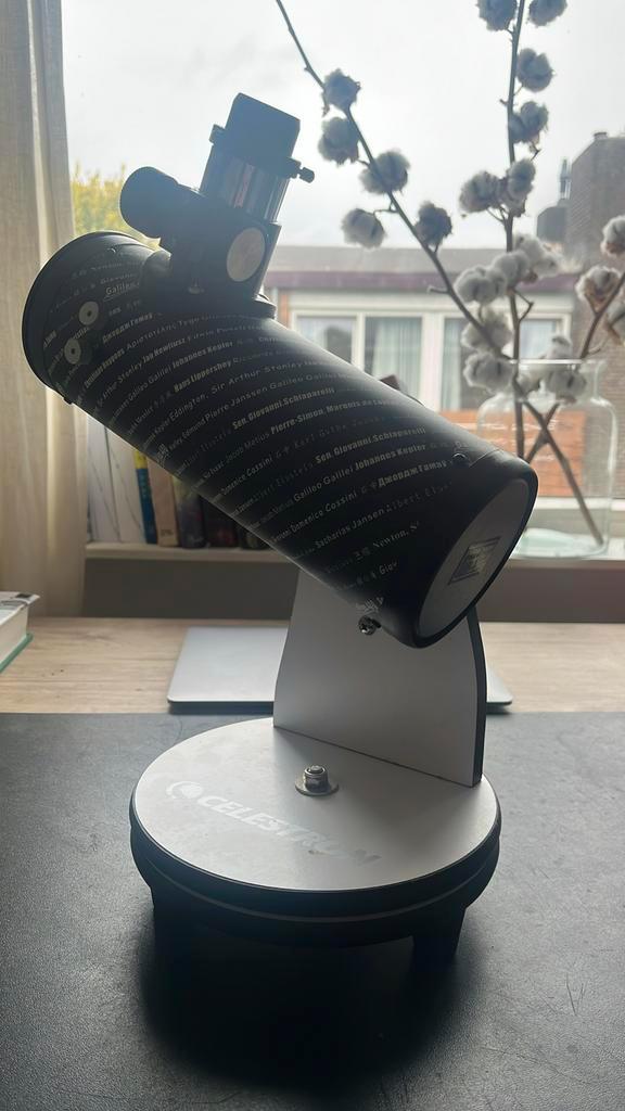 Celestron Firstscope 76, Audio, Tv en Foto, Optische apparatuur | Telescopen, Zo goed als nieuw, Lenzentelescoop (refractor), Minder dan 80 mm