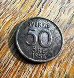 50 Öre 1954 Zweden (zilver), Ophalen of Verzenden, Zilver