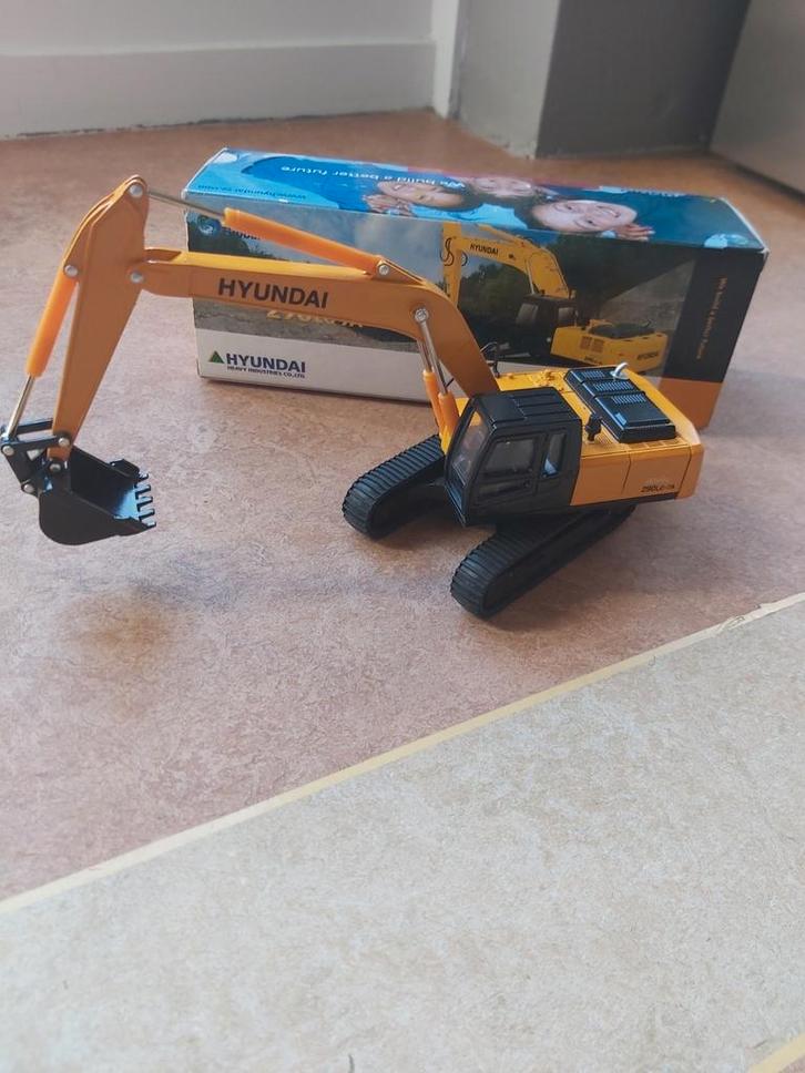 Hyundai ROBEX R290LC-7A hydr. rupsgraafmachine 1/50 in OVP, Hobby en Vrije tijd, Modelauto's | 1:50, Nieuw, Hijskraan, Tractor of Landbouw