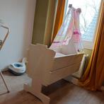 Als Nieuw ! Wit houten baby wieg !, Ophalen