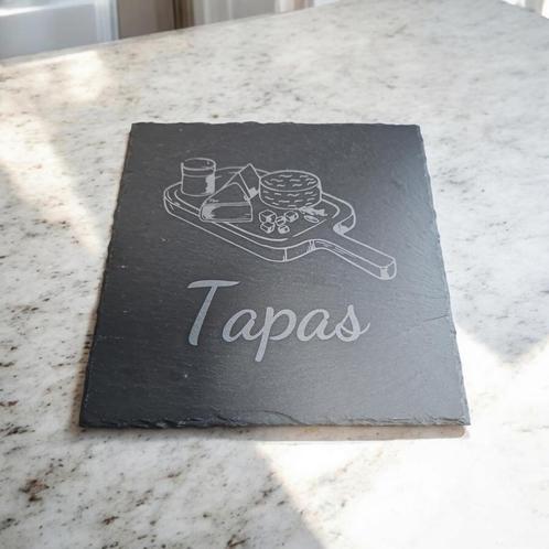 TAPAS PLANK VAN LEISTEEN 20X20CM, Huis en Inrichting, Keuken | Servies, Nieuw, Overige stijlen, Ophalen of Verzenden
