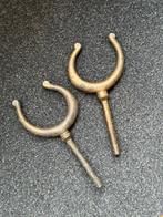 Antieke Messing Roeidollen - 24cm, Ophalen of Verzenden, Ankeren en Afmeren, Zeilboot of Motorboot