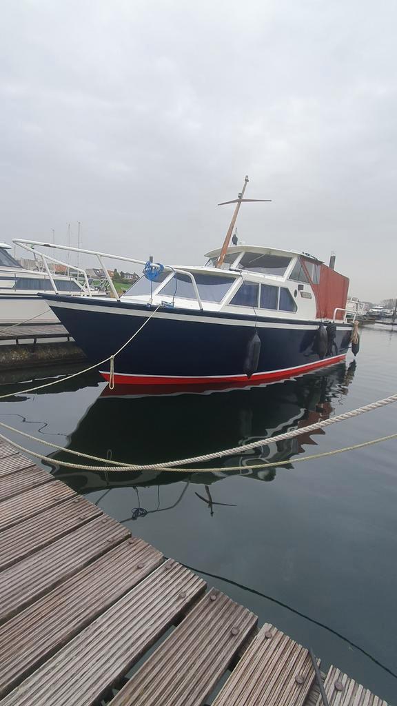 Motorboot Polaris 9x3 staal, Watersport en Boten, Motorboten en Motorjachten, Gebruikt, Staal, Overige brandstoffen, 50 pk of meer