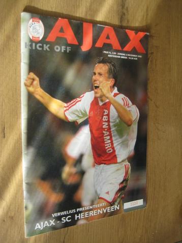 ajax kick off dec 2000 / ajax-sc heerenveen beschikbaar voor biedingen