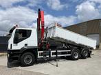 2013 Iveco Stralis 360EEV - HMF 1510-K2 kraan - open laadbak, Auto's, Euro 5, Iveco, Overige brandstoffen, Bedrijf
