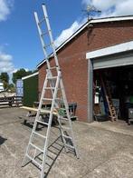 3 delige lader, Doe-het-zelf en Verbouw, Ladders en Trappen, Ophalen, Zo goed als nieuw, 4 meter of meer