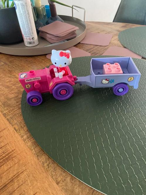 Hello kitty tractor unico, Kinderen en Baby's, Speelgoed | Bouwstenen, Zo goed als nieuw, Overige merken, Ophalen of Verzenden
