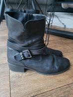 Gabor leren enkellaarsjes met gesp zwart maat 43 (9), Zwart, Lage of Enkellaarzen, Gabor, Ophalen of Verzenden