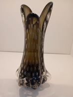 Murano Spijker Glas Vaas, Ophalen of Verzenden