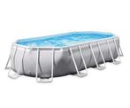 Intex Prism Frame ovaal zwembad 5,03 x 2,74 x 1,22 meter, 200 tot 300 cm, Zo goed als nieuw, Ovaal, Ophalen