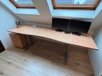 Degelijk bureau, Huis en Inrichting, Bureaus, Ophalen, In hoogte verstelbaar, Zo goed als nieuw, Bureau