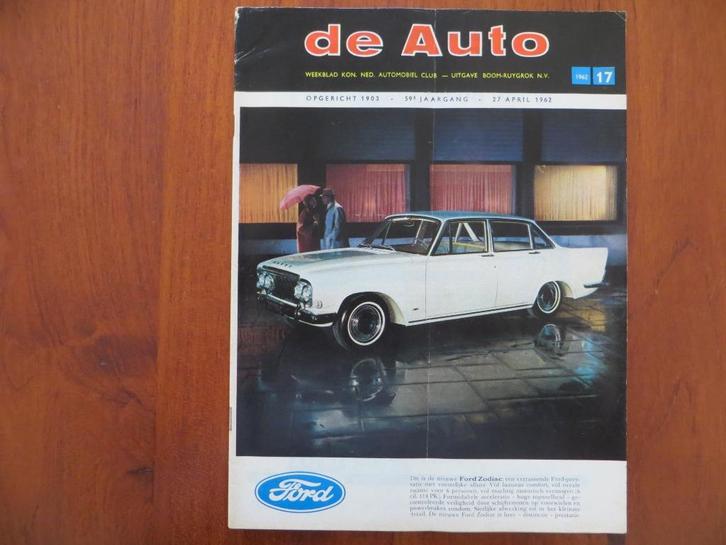 De Auto nr. 17 1962 Chrysler Turbine-auto’s, GP Nederland, Boeken, Auto's | Folders en Tijdschriften, Zo goed als nieuw, Overige merken