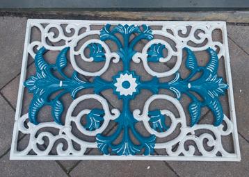 Prachtige gietijzeren deurmat/Ornament/raamdecoratie beschikbaar voor biedingen
