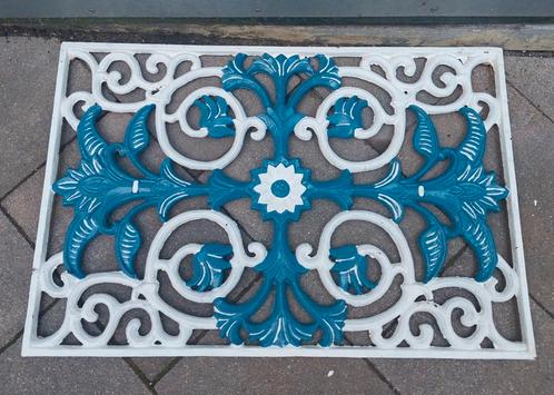 Prachtige gietijzeren deurmat/Ornament/raamdecoratie, Tuin en Terras, Deurmatten, Zo goed als nieuw, Gietijzer, Ophalen of Verzenden