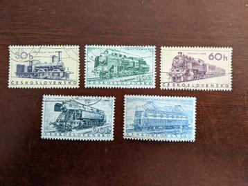  TSJECHOSLOVAKIJE; set (5) TREINEN beschikbaar voor biedingen