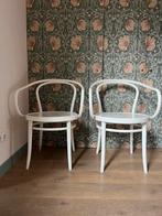 2 Vintage Thonet stoelen – Model No. 204/ Vienna – Wit, Huis en Inrichting, Stoelen, Ophalen, Zo goed als nieuw, Bruin, Hout