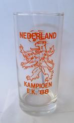 Nederlands Elftal Europees Kampioen 1988 Glas Oranje EK, Verzamelen, Overige typen, Overige binnenlandse clubs, Ophalen of Verzenden
