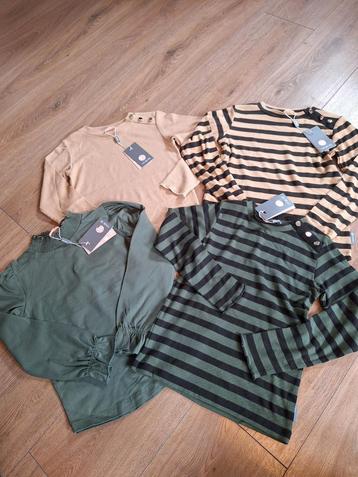 4x nieuwe longsleeve dunne trui Vinrose 122-128 meisje beschikbaar voor biedingen