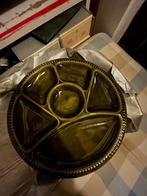 5  fondueborden  onbeschadigd. Groen, Ophalen of Verzenden