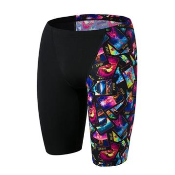 Nieuwe Speedo M Endurance+ Allover V-Cut Jammer Black Multi beschikbaar voor biedingen