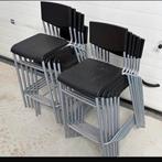 Set van Barkrukken, lage krukken en verstelbare tafel (Ikea), Ophalen, Gebruikt, Zwart, Metaal