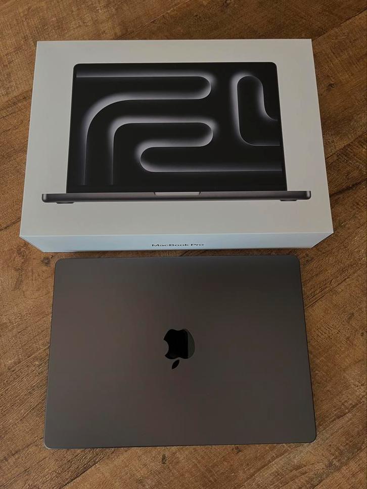 Apple MacBook Pro M4 - Spacezwart / 14” / 512GB, Computers en Software, Apple Macbooks, Zo goed als nieuw, MacBook Pro, Overige groottes