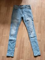 Skinny lichtblauwe heren spijkerbroek maat w28/l34, Blauw, W32 (confectie 46) of kleiner, Ophalen of Verzenden, Coolcat