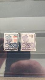 Nederlands Indië 228/29 met plakker/74, Ophalen of Verzenden