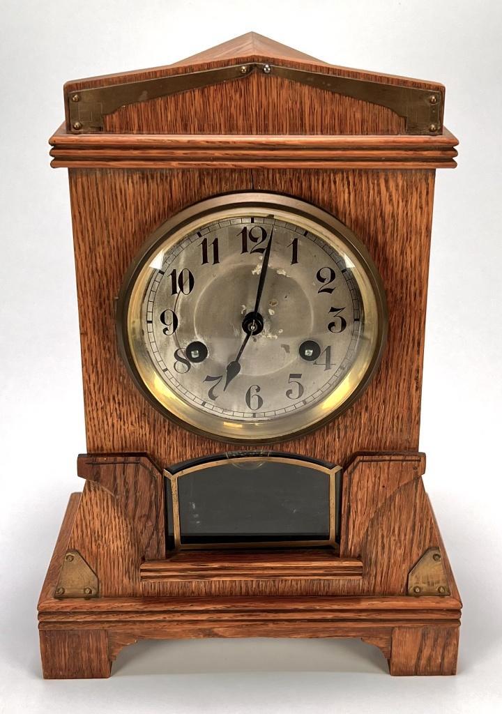 579.  Art Deco tafelklok, Junghans, ca. 1925, Antiek en Kunst, Antiek | Klokken, Ophalen of Verzenden