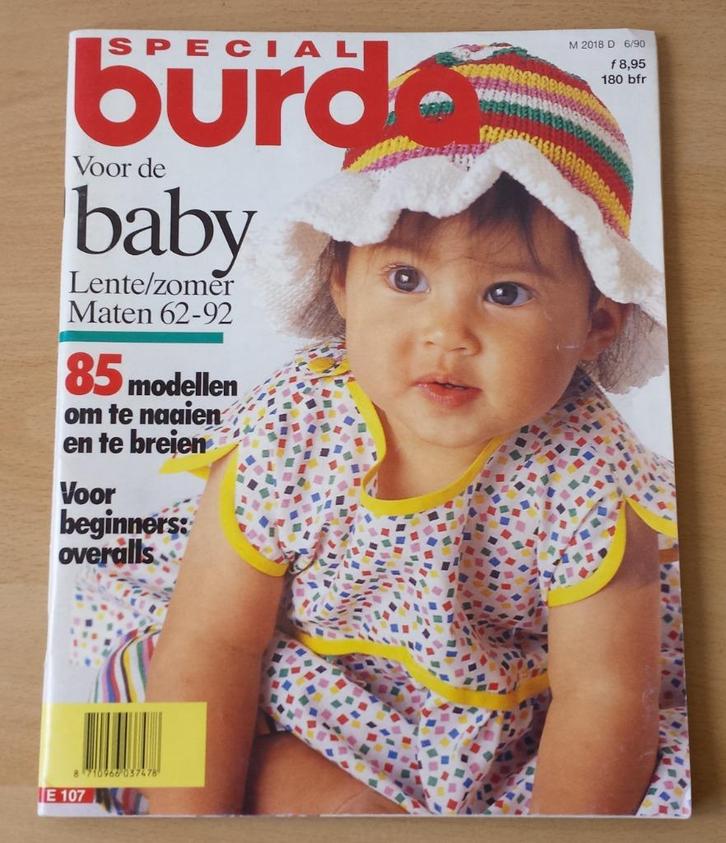 Burda voor de Baby - lente / zomer 1990 - naaien en breien, Hobby en Vrije tijd, Kledingpatronen, Gebruikt, Overige typen, Kind