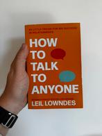 How to talk to anyone - Leil Lowndes boek, Ophalen of Verzenden, Zo goed als nieuw, Ontwikkelingspsychologie, Leil lowndes