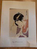 Utamaro Japanse Prent, Antiek en Kunst, Ophalen of Verzenden