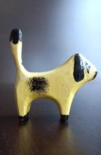 Antiek houten handgesneden houten figuur van een hond, Antiek en Kunst, Kunst | Beelden en Houtsnijwerken, Ophalen of Verzenden