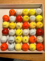 54 Golfballen Mix - Gekleurd & Wit, Ophalen of Verzenden, Gebruikt, Bal(len), Overige merken