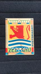 Fietskaart Zeeland, Provinciewapen Zeeland fa Burgers., Nederland, Ophalen of Verzenden, Zo goed als nieuw, 1800 tot 2000