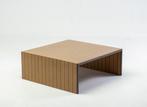 Italiaanse salontafels, teakdek, Scarpa, Italian design, Huis en Inrichting, Gebruikt, 100 tot 150 cm, Minder dan 50 cm, Rechthoekig